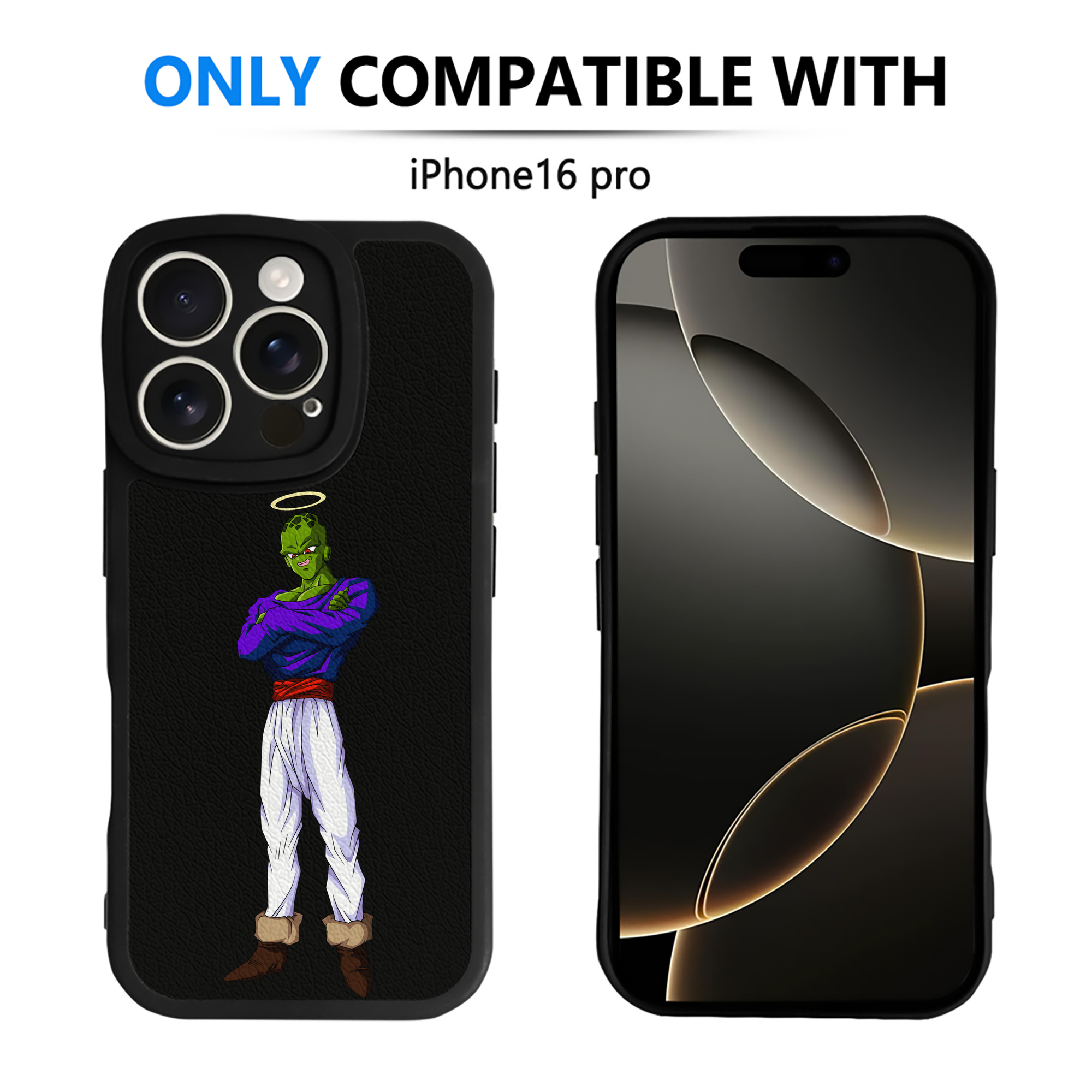 （画像用） ドラゴンボール パイクーハン DRAGON BALL Pikkon 【iPhone 16シリーズ対応】シリコンスマホケース（レザー調） 材質：シリコン